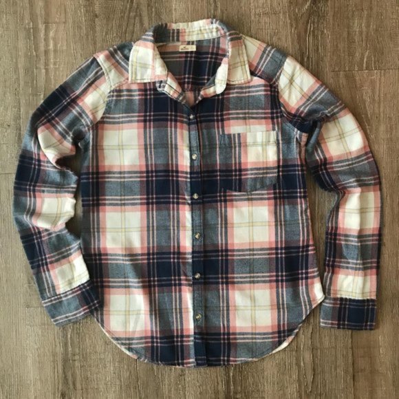 Hollister Tops - Hollister Women’s Plaid Flannel Shirt XS